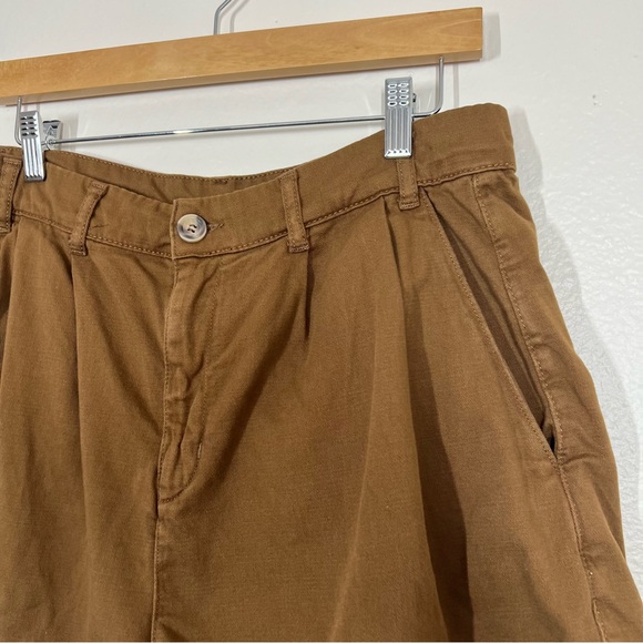 Free People Brown Tan Billie Chino Shorts - Picture 9 of 14